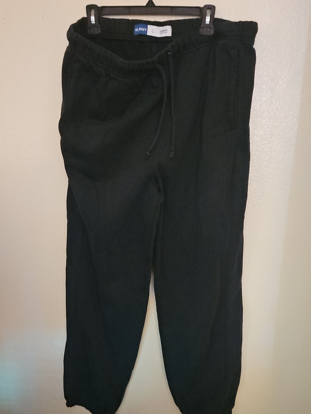Old Navy Black Men's Sweatpants Joggers with Drawstring